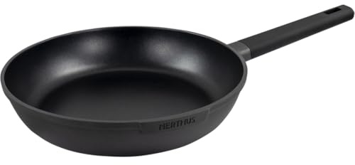 Nerthus FIH 1566 padella in alluminio pressofuso con rivestimento antiaderente quantanium adatta a induzione gas e vetroceramica manico ergonomico resistente al calore