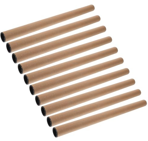 10 Stück Packung Versandhülsen aus Kraftpapier für Poster und Dokumente