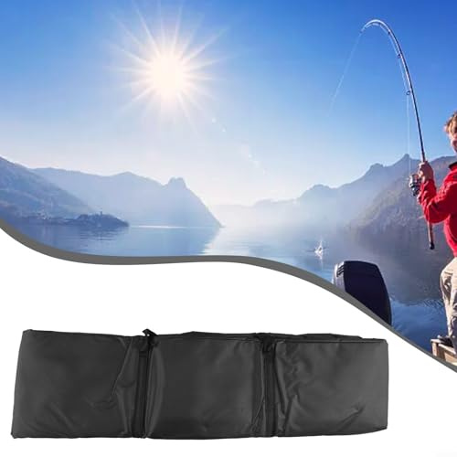 Shophubio Stoßfeste Angeltasche mit großer Kapazität für Karpfenruten-Rollen, wasserdichtes Oxford-Gewebe, Wanderrucksack, Angeltasche, 70–100 cm (70 x 30 x 30 cm)