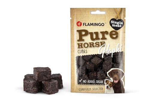hundeleckerli - leckerli Hund - hapki Pure wuerfel - Pferd - hypoallergen - 85g