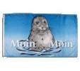 Flaggenfritze Flagge Moin Moin Seehund - 90 x 150 cm