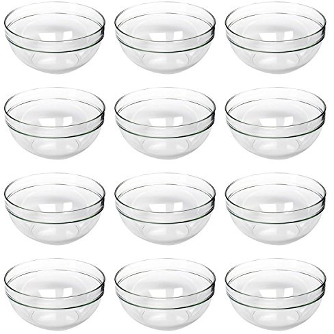Luminarc E8844 Empilable Salatschale Schüssel, Glas, stapelbar, Ø 14cm, klar (12 Stück)