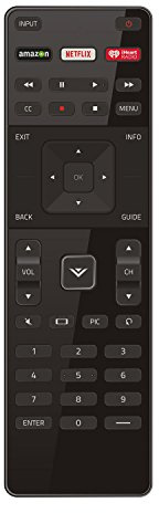 Vizio Xrt122 LED HDTV Remote Control for E Series E70-c3 E65-c3 E65x-c2 E60-c3 E55-c1 E55-c2 E50-c1 E48-c2 E43-c2 E40-c2 E40x-c2 E32h-c1 E32-c1 E28h-c1 E24-c1 E70c3 E65c3 E65xc2