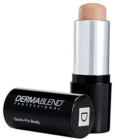 Dermablend Quick-Fix Body Makeup Full Coverage Foundation Stick, Water-Resistant Body Concealer for Imperfections & Tattoos, 0.42 Oz