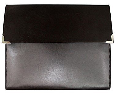 Aktenmappe EGON | Echtes Full-Grain-Kalbsleder | DIN A4 Schreibmappe Herren Damen Braun oder Schwarz | By Alpenleder (Braun)