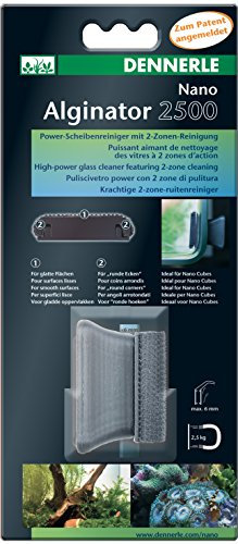 Dennerle Nano Alginator 2500 - Algenmagnet zur Reinigung von Aquarienscheiben