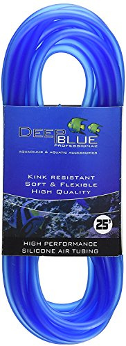 Deep Blue Professional ADB12296 Silicone Air Tubing for Aquarium, 25-Feet (Assorted Colors)