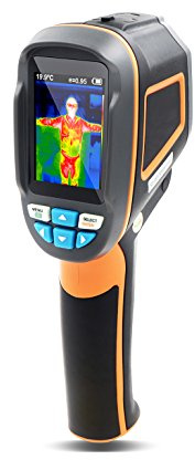 PerfectPrime IR0002, Infrared (IR) Thermal Imager & Visible Light Camera with IR Resolution 3600 Pixels & Temperature Range from -4 ~ 572°F, 6 Hz Refresh Rate