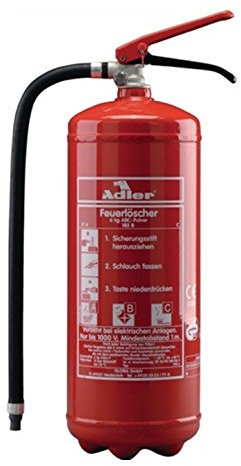 Feuerlöscher PD6G 6kg Brandkl.A/B/C m.Glutbrandpulver m.Wandhalter