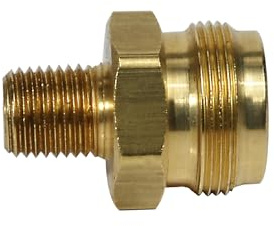 Mr. Heater F273755 1/4 Male Pipe Thread x 1-20 Male Throwaway Cylinder Thread Fitting,Multicolored,Regular