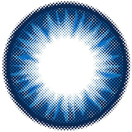 Matlens - Pro Trend Farbige Kontaktlinsen mit Stärke Bella PC-222 blau blue 2 Linsen 1 Kontaktlinsenbehälter 1 Pflegemittel 50ml