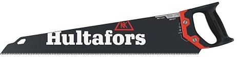 Handsäge 550mm von Hultafors I 7 Zähne pro Zoll I Säge für Holz & Laminat I 45° & 90° Markierung I Mit umweltfreundlicher Wachs-Pulverlackierung & ergonomischem Griff I Inkl. Klingenschutz I 590703