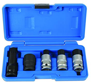 Laser 6411 Hub Nut Tool Kit 1/2 D 5pc