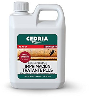 Imprimación Tratante al agua matacarcoma madera 5 litros
