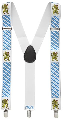 W WIDMANN MILANO Party Fashion - Hosenträger, Kostümzubehör, Accessoire, Bierfest, Volksfest, Karneval