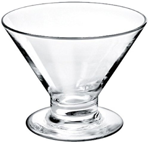 BORGONOVO Confezione da 12 Coppe per Gelato Coppette della Vetreria Linea Vicenza Made in Italy 230 ml