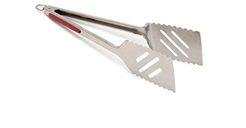 GrillPro 40240 16-Inch Stainless Steel Tong/Turner Combination, Silver
