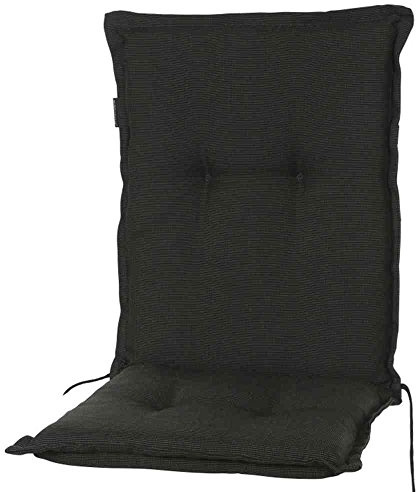 Madison 7MONLF115 Auflage Rib für Stapelsessel, 100% Acryl, 100 x 50 x 8 cm, schwarz