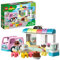LEGO 10928 DUPLO Town Bakery Playset with Cafe Van, Cakes and Cupcakes, Large Bricks for Toddlers 2 Year Old