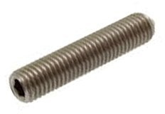 50 Stk. DIN 914 A2 M 2X5 Gewindestifte Spitze/Innensechskant DIN 914-A2