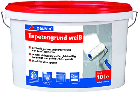 Baufan Tapetengrund weiss 10 Liter