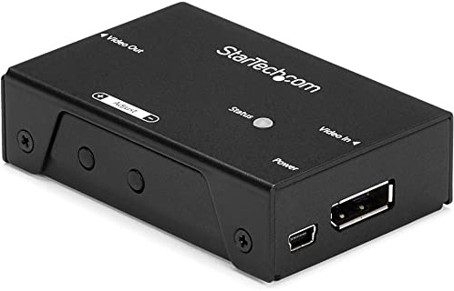 StarTech.com Extendeur vidéo Displayport jusqu'à 19,8 m - Amplificateur de signal DP - Répéteur DisplayPort - 4K 60 Hz (DPBOOST)