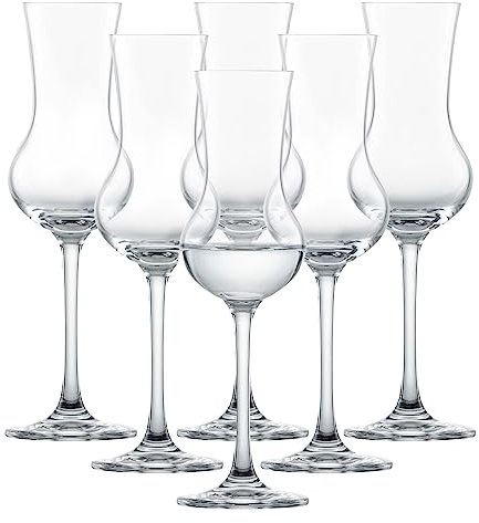 Schott Zwiesel 111232 Set Bicchiere da Grappa, Vetro, Trasparente