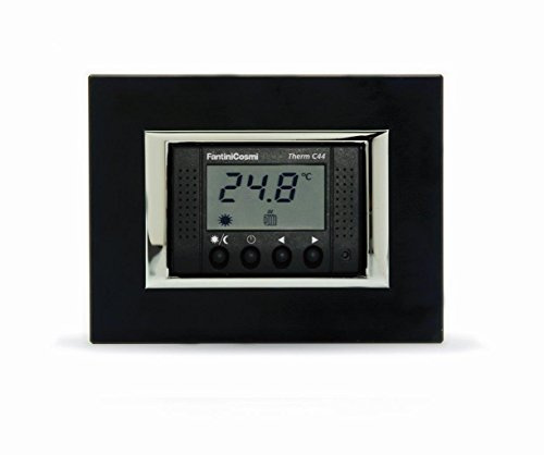 C44 Termostato da Incasso con Display 230V Nero Fantini Cosmi