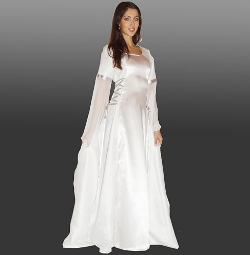MAYLYNN Kostüm Engel Elfe Mittelalter Kleid Anael, Größe M/L (40)