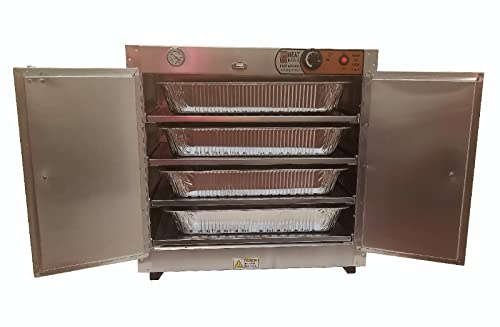 HeatMax 25x15x24 Commercial Hot Box Catering Food Warmer, Hot Food, Pizza, Pastry, Empanada, Patty, Concession, Heated Case