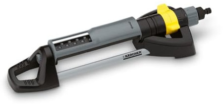 Kärcher Original Rechteckregner OS 5.320 S, bis 320 qm, stufenlose Einstellung der Reichweite, Spritzschutz, Sprengbreitenregulierung, schwarz