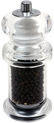 Genware NEV-SPCOM Combo Pepper/Salt Grinder Shaker, Acrylic