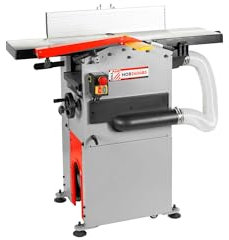 Holzmann HOB260ABS Abricht-Dickenhobelmaschine - 230V mit integriertem Staubsauger, Aluminium-Gusseisen, Industriell, Hobelmaschine mit integrierter Absaugung, Holzwerkzeugmaschine