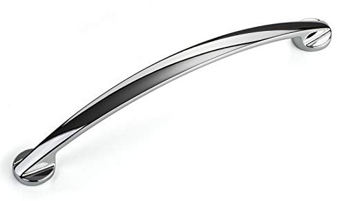 SOTECH 10 Stück filigrane Möbelgriffe Lilly Chrom poliert BA 96 mm | Griff Bügelgriff Bügelgriffe