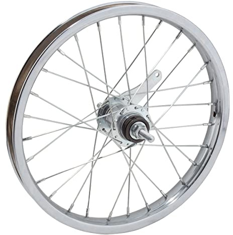 WheelMaster 18 x 1.75 CB Rear Bicycle Wheel, 28H, Steel, Bolt On, Silver