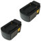 2 batterie Ni-Mh ad alte prestazioni, 24 V/3000 mAh, sostituisce Hilti B 24/3.0, B 24/2.0 B24/3 B24/2, adatte per WSR 650-A WSC 6.5 UH 240-A WSC 55-A24 TE 2-A SFL 24 WSR650A WSCC 65 UH2. 40A WSC55A24