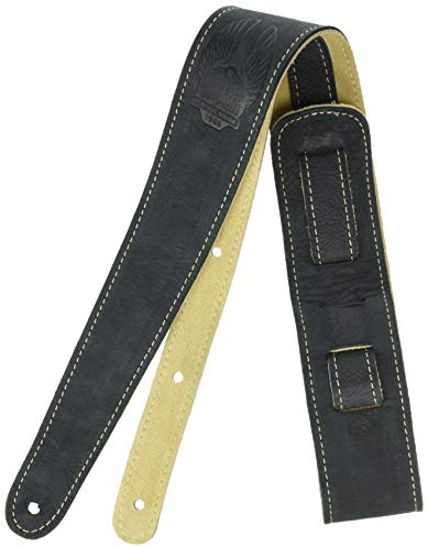 Fender »ROAD WORN LEATHER GUITAR STRAP« Gurt für Gitarre | Leder | Breite: 5cm | Finish: Schwarz, 0990660006, 129 cm