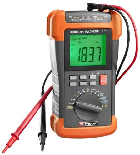 Multimètre mégohmmètres et testeur d'isolement Facom 715PB