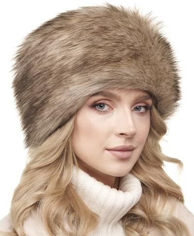 Futrzane Classic Kosakenmütze - Fellmütze Damen Winter - Pelz Russische Mütze