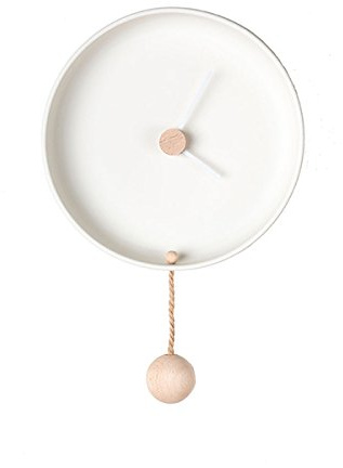 Federica bubani - totid groe weie wanduhr - bub_wcb01