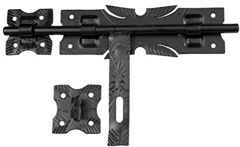 Türriegel Torriegel Schubriegel Torschieber 335/14 Schwarz Schmiedeeisen