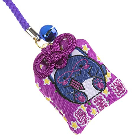 Japansk amulett, 8x4x0.5cm, Metall