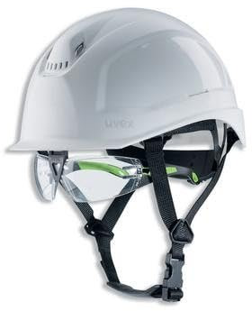 uvex pheos S-KR-IES Schutzhelm weiß, Farbe:Weiß