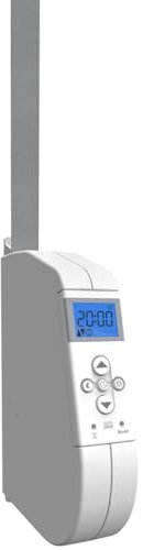 WIR Elektronik eWickler Comfort, eW920, avvolgicavo elettrico, display per cinghia da 23 mm, montaggio a parete, fino a 45 kg, tempo di viaggio regolabile, spina di alimentazione inclusa