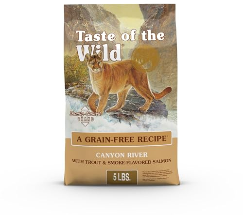 Taste of the Wild Canyon River Cat Food Trout & Smoke-Flavored Salmon, 5lb