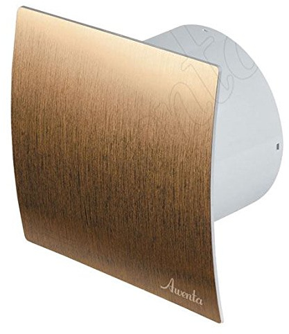 Cuarto de baño cocina ventilador extractor de aire de ventilación de la pared inodoro con temporizador 4 100 mm oro