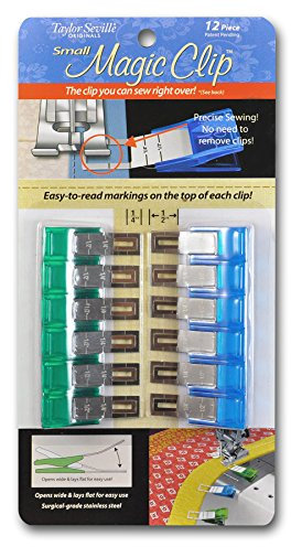 Taylor Seville Originals - Taylor Seville Originals Rostfrei Stahl & Plastik (Klein) Nähen Magic Clip - 12 Stücke