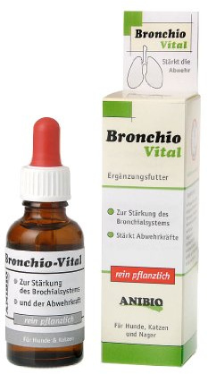 Anibio Bronchio - Vital 30ml | rein Pflanzlich | Echinacea | Eukalyptus | Kräutermischung aus anerkannten, natürlichen Zutaten | Hunde