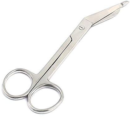 G.S 3 PCS Stainless Steel Lister Bandage Scissors 5.5 Economy Grade