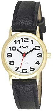 Ravel Unisex Easy Read Watch with Big Numbers - Analogue Quartz - R0105
